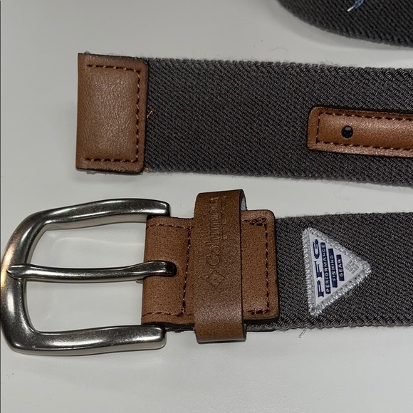 Columbia Gray Belt with Marlin Design / preowned size large 38-40 - Picture 2 of 7